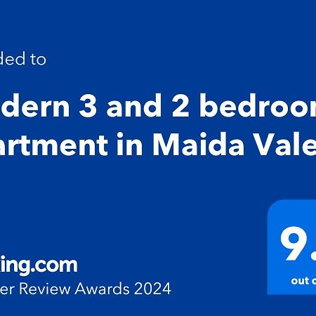 Modern 3 And 2 Bedroom Apartment In Maida Vale Londra Exterior foto